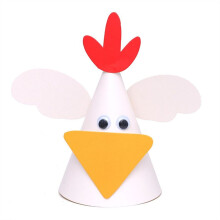 5Pcs Kids Birthday Party Hats Ox Cow Cone Hats Farm Animals Cone Hats Photo Props for Kids Baby Shower Supplies