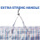 5 PACK Strong Extra large Jumbo Storage Laundry zipped bag Reusable 60 x 60cm 5