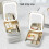 LED Three-Color Adjustable Makeup Mirror, Three Colors Brightness Adjustable Makeup Mirror with Lights 1