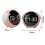 For Home Digital LED Night Light Voice Controlled Light Multifunctional Child Alarm Clock Cute Expression Alarm Clock(A) 8
