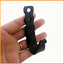 Cast Iron Wall Hooks (5 Pack) Wall Mounted Farmhouse Decorative for Behind the Door Coats, Bags or Pots in Pantry