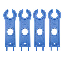 4 St Solar Connector Verktygsnycklar, Solar Panel Connector Monteringsverktyg för  Connector, Plast Solar Skiftnyckel