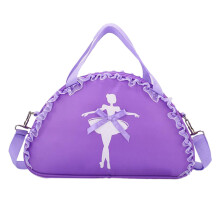 2Pcs Purple Adorable Lace Ballet Bags Large Capacity Shoulder Bags