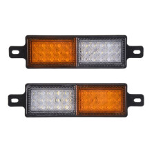 2 PeçAs 12V 30 LED CaminhãO Carro Bull Bar Light Bullbar Front Bumper Light Indicador Frontal Lâmpada de Sinal Lâmpada Reboque Reboque