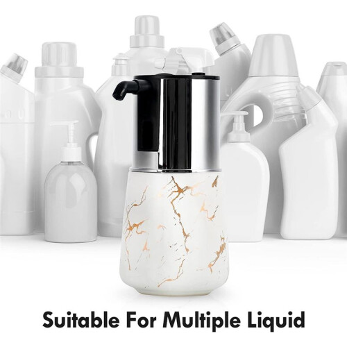 Automatic Soap Dispenser Touchless, Auto Soap Dispenser for Bathroom,11Oz Lotion Automatic Soap Dispenser,White 2