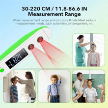 Ultrasonic Height Measuring Stadiometer - Height Measurement Growth Chart for Kids Household Room Decor Children's