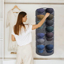 Portaoggetti per Cappelli nel Feltro Porta Cappelli da Parete Clip per Cappelli da Viaggio Organizzatore per Cappelli da Parete