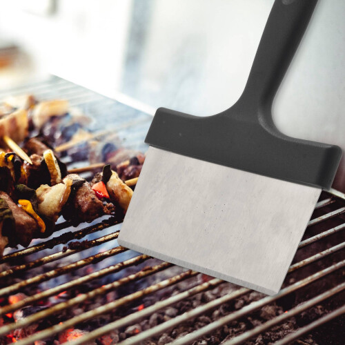 Versatility Griddle Cleaning Kit Grill Cleaner Tool Set for Hot or Cold Surfaces Scraper Cleaning Brushes 2