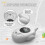 Baby Bath Thermometer, Waterproof Bath Thermometer with Temperature Warning and LED Display 5