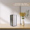 2PCS Transparent Acrylic Bookends L-Shaped Bookshelf 3
