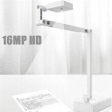 USB Document Camera, 4K 16MP Document Webcam CMOS Image Sensor for Teachers, Classroom, Web Conferencing