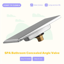 Waterfall Tub Spout G1/2 External Thread SPA Bathroom Pool Swimming Pool Silver Wall Mounted Waterfall Outlet Nozzle