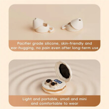 Wireless Sleep Earbuds 6.0,Soft in Ear Ear Buds, Sleep Headphones Small Design for Side Sleepers White