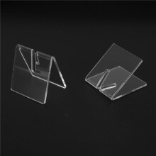 10 SZTUK Przezroczysty Akryl Ostrze NożA Stojak Posiadacze SkłAdany Nóż Stojak Uchwyt Scyzoryk Showcase Rack