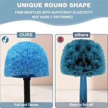 2 Pack Robust Cobweb Duster  Brush ,Twist- Web Cleaning Tool - Spider Web Remover Brush