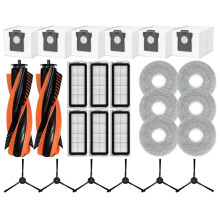 Compatible for Cecotec Conga X70 Replacement Parts Accessories Main Side Brush HEPA Filter Mop Pad Dust Bag
