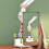 Rechargeable Table Lamp for Study, Desk Lamp Reading Light Led Table Light with Fan, Led Clock Dispaly Reading Lamp 6
