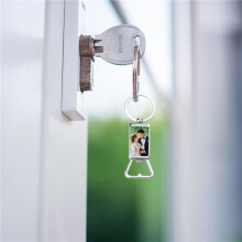 Sublimatie Blanks Sleutelhangers Metalen Flesopener Warmteoverdracht Sublimatie Sleutelhangers voor Gepersonaliseerde Sublimatie Foto