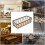 2Pack Metal Storage Basket with Wood Base,Decorative Baskets for Home Storage,Wire Basket for Organizing Small Tableware 6