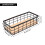 2Pack Metal Storage Basket with Wood Base,Decorative Baskets for Home Storage,Wire Basket for Organizing Small Tableware 7