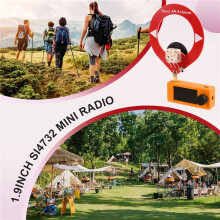 SI4732 1,9 Inch Radio-Ontvanger 0,5-108 MHz Kortegolf Radio-Ontvanger SW MW VHF SI4732 Radio