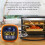 Dubbelnålsmattermometer Köksbakning Touch Digital Display Termometer Sondtyp Kött Grilltermometer 9