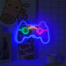 Neon Sign Gamepad Neon Sign Led Neon Light USB Powered for Wall Decor Bedroom Banquet Pub Gaming Room Decoration