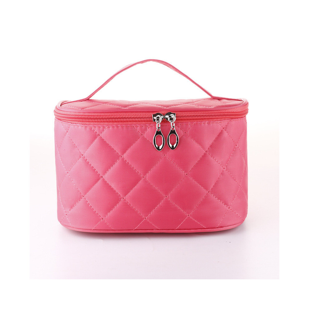 (Hotpink) Multifunction New Women Travel Cosmetic Bag Makeup Case Pouch Organizer Beauty