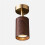 Led Spot Light Mounted Spotlights Adjustable Angle Walnut Small Ceiling Lamp Aluminum Material 8