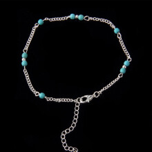 (Bead) 5 Styles Women Ankle Bracelet Anklet Foot Jewelry Chain Beach Heart Gifts Love