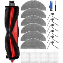 Replacement Parts for Q7 M5/Q7 M5+/Q7 L5/Q7 L5+ Robot Vacuum Cleaner, Main Brush, Filters,Wipes, Side Brushes