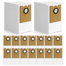 16Pack Dust Bags for M2 Pro M2S Pro M2 Robot Vacuum Bags Large Capacity Bags for Home Vacuum