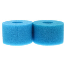 6Pièces Filtre Remplaçable Éponge Bleu Pour Spa