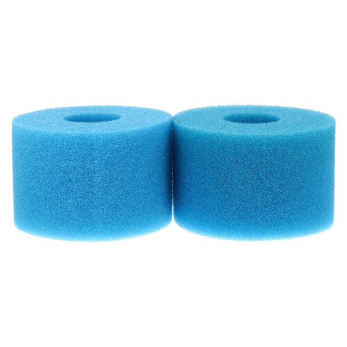 6Pièces Filtre Remplaçable Éponge Bleu Pour Spa
