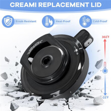 Outer Bowl Lid Compatible with NC301 Ice Cream Maker for NC299AMZ/ NC301/ NC300 Series Reusable Replacement Parts