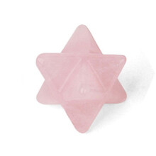 (Pink Crystal, 1.2*1.2*1.2cm) Star Crystal Merkaba Natural Jewelry Meditation Sacred Energy Decoration Healing