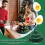 Deviled Egg Christmas Tree, Ceramic Christmas Tree Deviled Egg Platter, Reusable Holiday Deviled Oval Tray with Lid 6