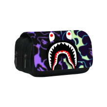 (Style9) Student Sprayground Printed Single Double Lightweight Stationery Bag Storage
