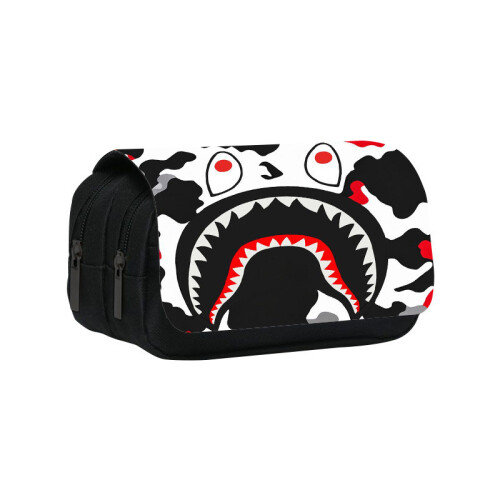 (Style20) Student Sprayground Printed Single Double Lightweight Stationery Bag Storage