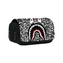 (Style17) Student Sprayground Printed Single Double Lightweight Stationery Bag Storage