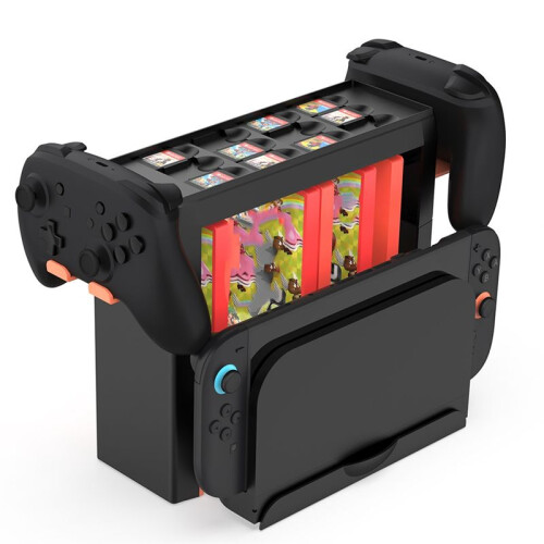 Univercial Organizer for  2/OLED/, Storage Stand for Game Cards/Discs/TV Dock/Console/Controller 1