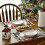 4PCS Xmas Trees Snow  Christmas Placemats Winter Table Mats for Kitchen Dining Decoration E 5