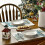 4PCS Xmas Trees Snow  Christmas Placemats Winter Table Mats for Kitchen Dining Decoration E 8
