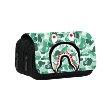 (Style10) Student Sprayground Printed Single Double Lightweight Stationery Bag Storage