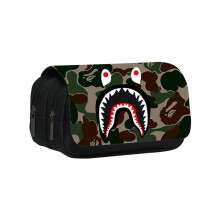 (Style13) Student Sprayground Printed Single Double Lightweight Stationery Bag Storage
