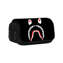 (Style7) Student Sprayground Printed Single Double Lightweight Stationery Bag Storage