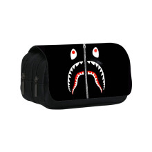 (Style1) Student Sprayground Printed Single Double Lightweight Stationery Bag Storage