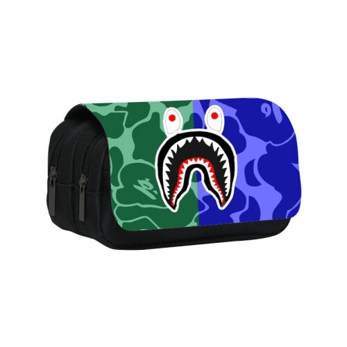 (Style14) Student Sprayground Printed Single Double Lightweight Stationery Bag Storage