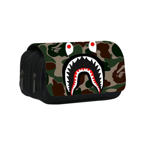 (Style24) Student Sprayground Printed Single Double Lightweight Stationery Bag Storage