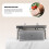 Meats Press Tool Pressing Tool Kitchen Cooking Tool,Stainless Steel,Rectangle,Forming Tool for Homemade,Beef Brick 10